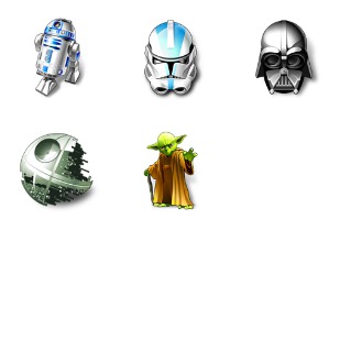 Star Wars icon sets preview