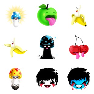 Kids icon sets preview