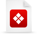red, file, document, paper icon