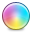 button, circle, color icon