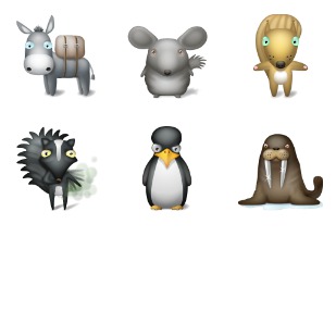 Animals icon sets preview