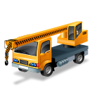 Truckmountedcrane, Yellow icon