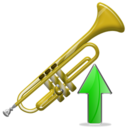 Trumpet, Up icon