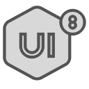 brand, network, design, ui8 icon