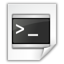 x, application, shellscript icon
