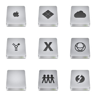 Unibody Drive icon sets preview