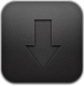 downloads,black icon