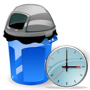 Can, Clock, Garbage icon