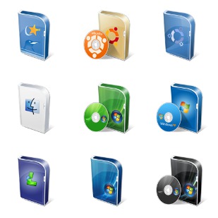 Vista Like Boxes icon sets preview