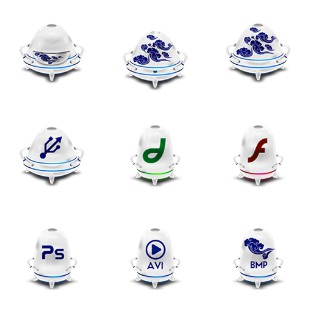 Porcelain icon sets preview