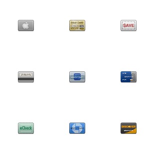 Credit Card Icons icon sets preview