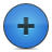button, add, blue, plus icon