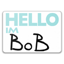 bob, hello icon