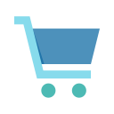 commerce, shop, e, online, solution icon