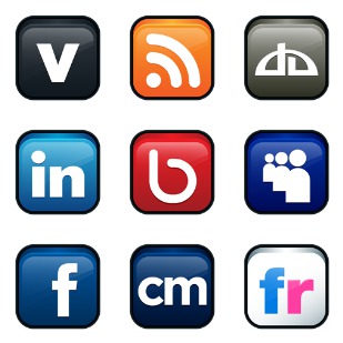 Social Networking icon sets preview