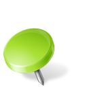 mapmarker, drawingpin, chartreuse, left icon