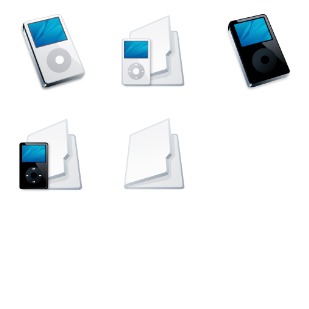 iPod Folders icon sets preview