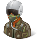 pilotmilitary, male icon