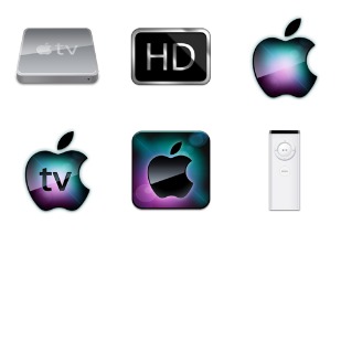 Apple TV icon sets preview