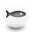 fish, animal icon