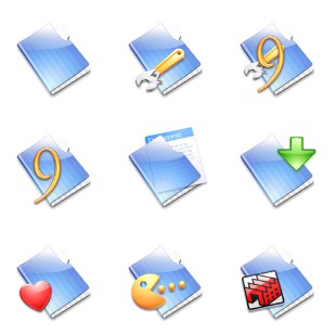 World of Aqua Folders icon sets preview