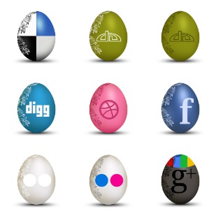 Egg Social icon sets preview