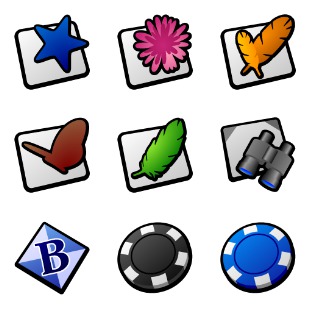 Smooth 9 icon sets preview