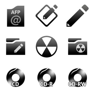 ClearBlack icon sets preview