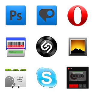 Android icon sets preview