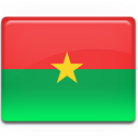 Burkina, Faso, Flag icon