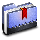 Bookmark Blue Folder icon