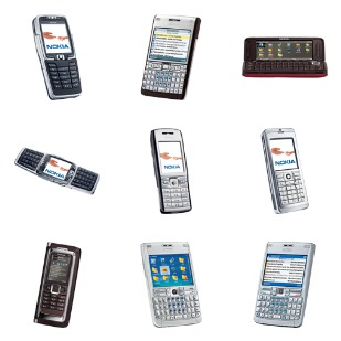 Nokia E icon sets preview