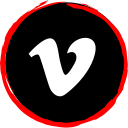 social, logo, vimeo, media icon