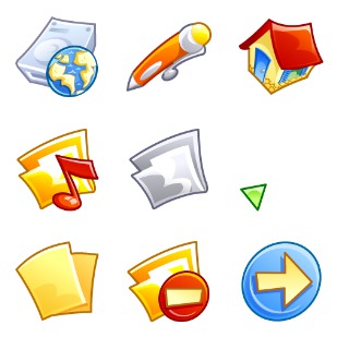 Comic 3 icon sets preview