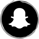 social, snapchat, media, logo icon