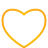 yellow, basic, heart icon
