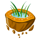 flying grass icon