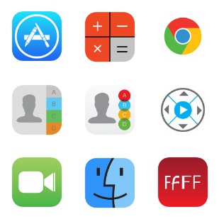 Stock Style 3 icon sets preview