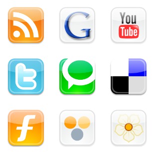 Web 2 icon sets preview