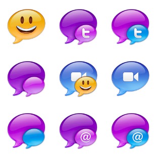 Balloons icon sets preview