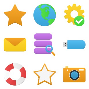 Flatastic Part 2 icon sets preview