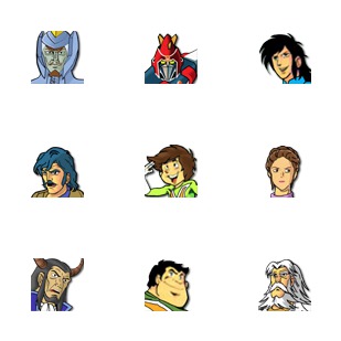 Voltes V Dark And Light icon sets preview