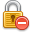 lock,delete,del icon