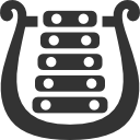lyre, bell icon