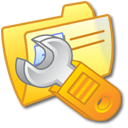 Folder Yellow Settings 1 icon