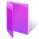 Folder, Violet icon