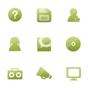 GO Green! Web icon sets preview