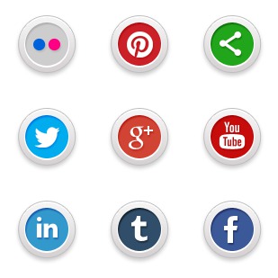 Social Media Icons icon sets preview