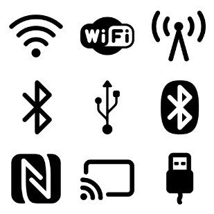 Vecico Connectivity icon sets preview