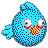 Bird, Blue icon